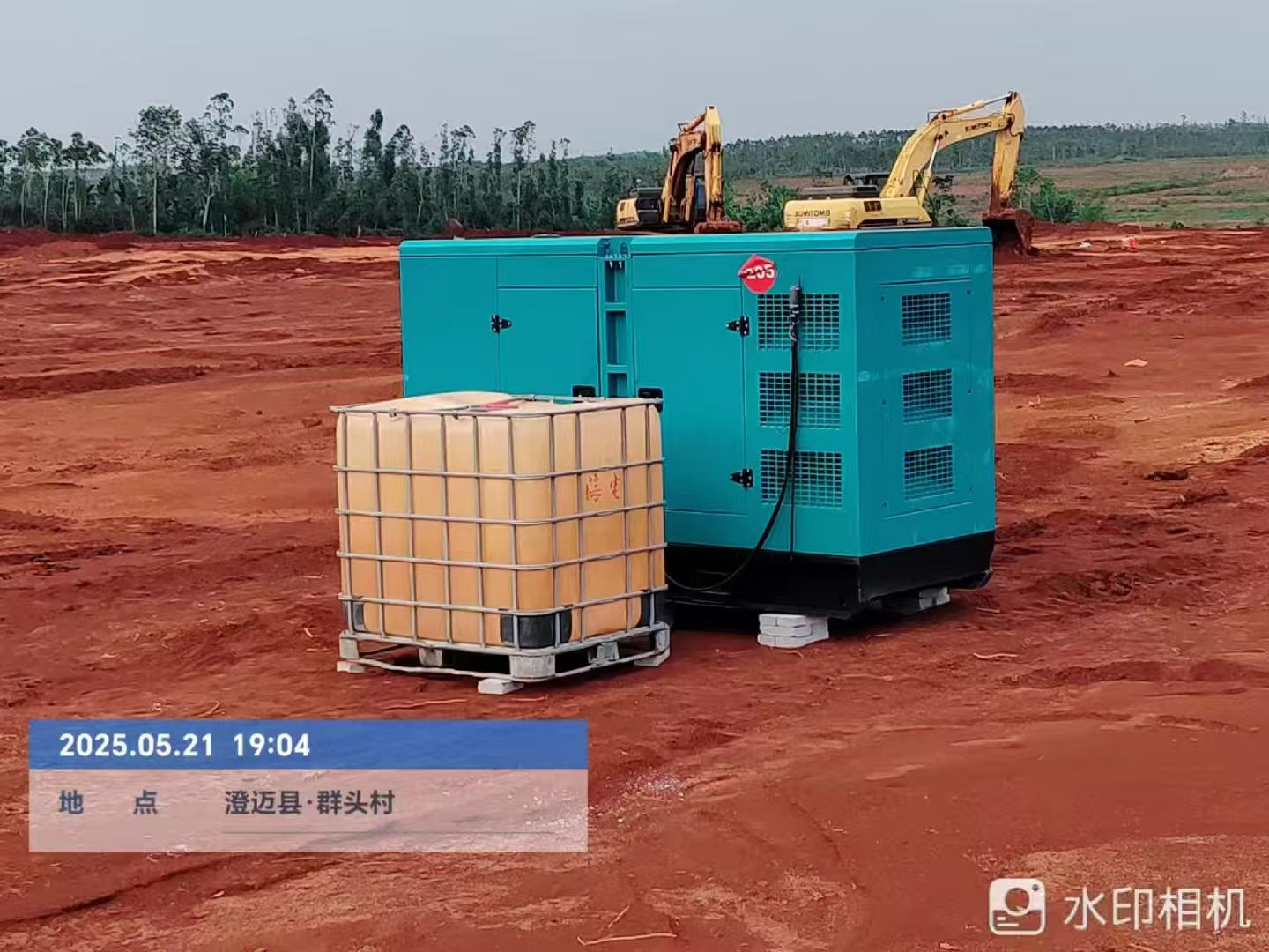 万宁50KW低噪音发电机组